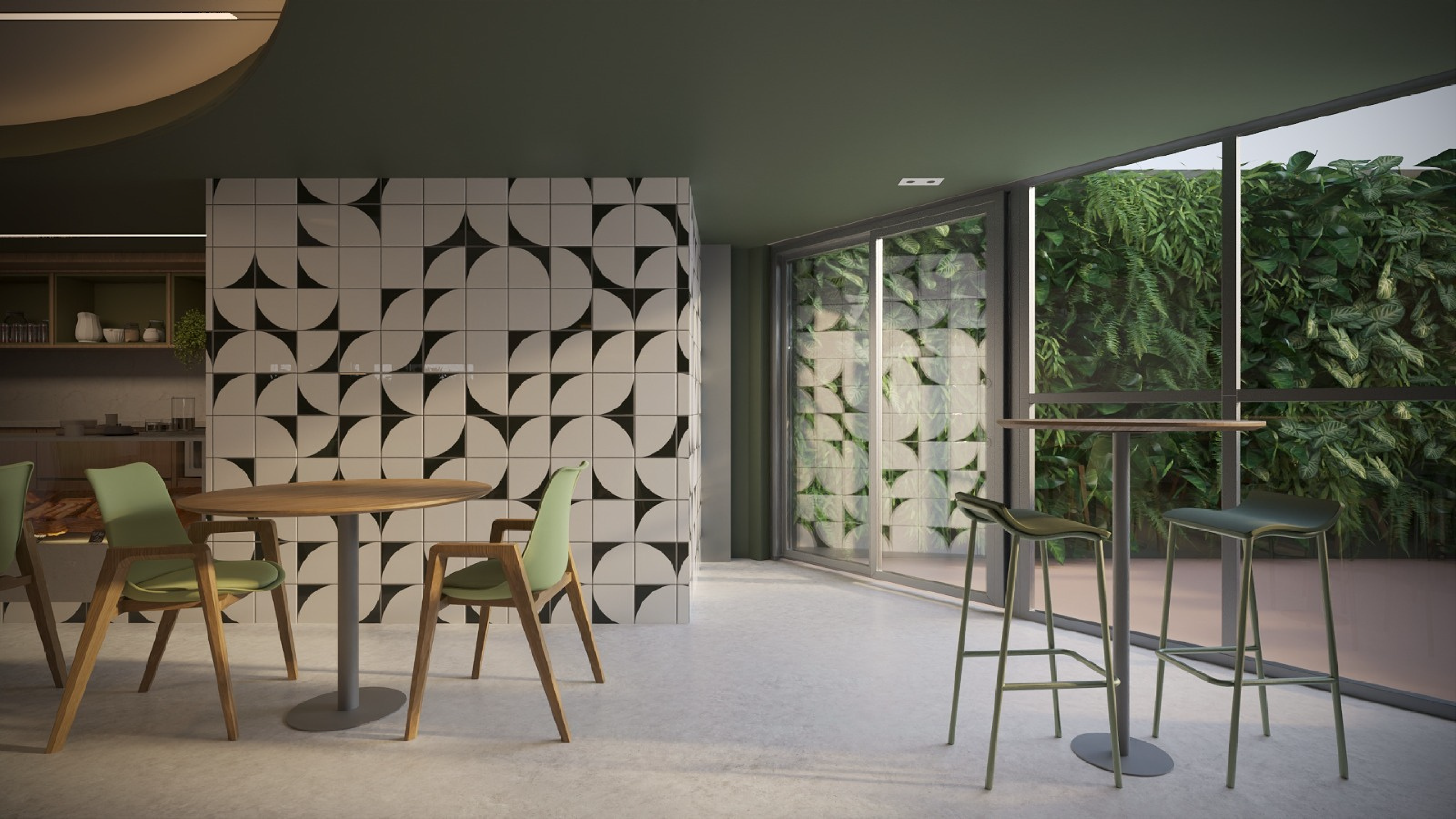 Interior da nova sede